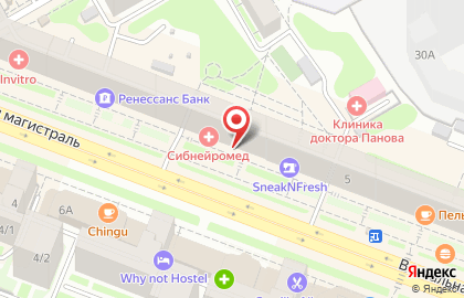 Банк ПСБ на улице Вокзальной магистрали на карте