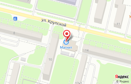 Банкомат СберБанк на улице Крупской, 12 на карте