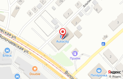Компания по продаже защитных пленок для автомобилей Aurapro на Волочаевской улице на карте