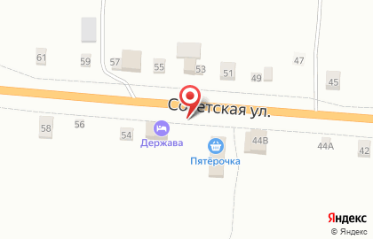 Киоск по продаже яиц на Советской улице на карте