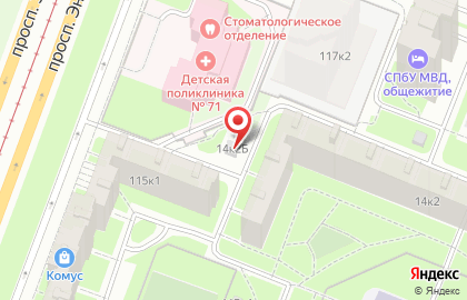 Магазин Домашний текстиль в Выборгском районе на карте