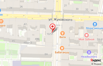 Суши-бар Суши Wok на площади Восстания на карте