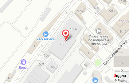 Объединение строителей, некоммерческое партнерство на карте
