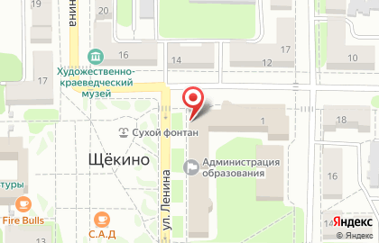 Агентство недвижимости Агора в Щёкино на карте