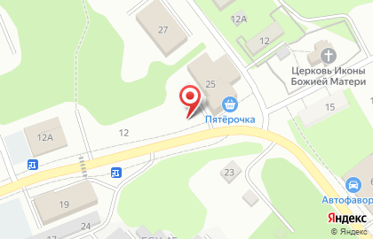 Шиномонтажная мастерская на улице Маяковского на карте