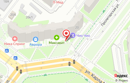 modena на улице Карла Маркса на карте