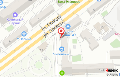 Магазин автотоваров Абсолют Авто в Советском районе на карте
