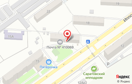 Продовольственная сеть Рациональ на Ипподромной улице на карте
