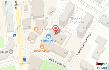 Агентство недвижимости Светлана на Фабричной улице на карте