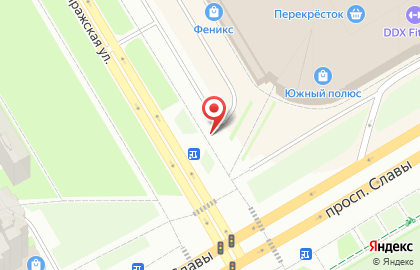 Киоск по продаже печатной продукции Полюс в Фрунзенском районе на карте