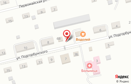 Продуктовый магазин в Новосибирске на карте