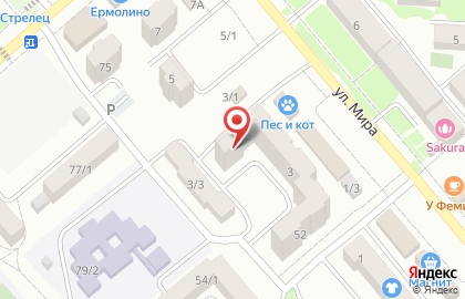 Продуктовый магазин в Ставрополе на карте