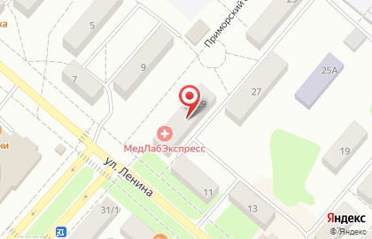 Медицинская лаборатория МедЛабЭкспресс на Приморском бульваре на карте