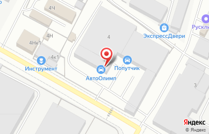 Магазин автотоваров АвтоОлимп в Базовом проезде на карте