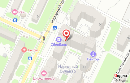Компьютерный клуб FeniiiX.GG на Народном бульваре на карте