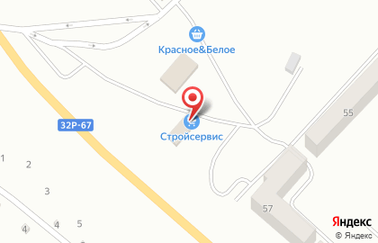 Магазин Стройсервис в Юрге на карте