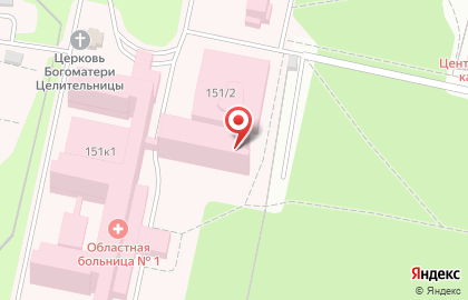 Отделение переливание крови, Воронежская областная клиническая больница №1 на карте