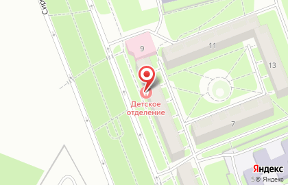 Псковская городская поликлиника на карте