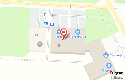 ТЦ Эврика на Красноборской дороге на карте