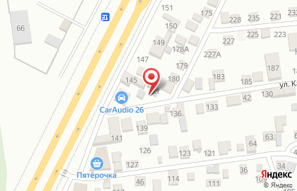 Автосервис в Ставрополе на карте