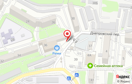 Клео на Днепровской улице на карте