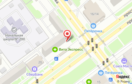 Агентство недвижимости Доступное жилье на проспекте Ленинского Комсомола на карте