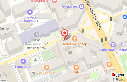 Магазин женской одежды, бижутерии и аксессуаров Evening в Петроградском районе на карте