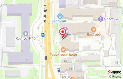 Магазин одежды, белья и чулочно-носочных изделий Полли-Вилли на проспекте Ленина на карте