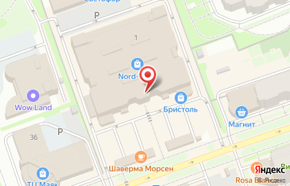 Магазин бытовой техники и электроники Эльдорадо на улице Ленинградской на карте