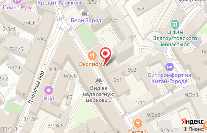 Клуб Пропаганда в Москве на карте