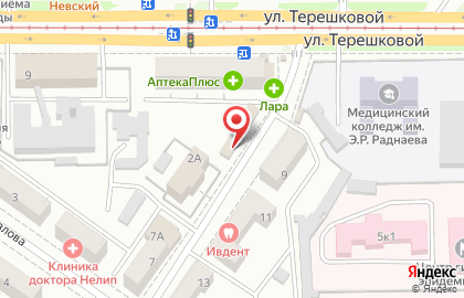 Фирменный магазин БМП в переулке Павлова на карте