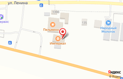 Кафе Империал в Тюмени на карте