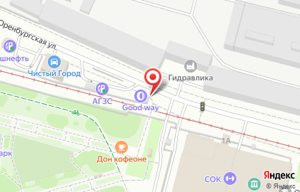 Шиномонтажная мастерская Good way на Оренбургской улице на карте