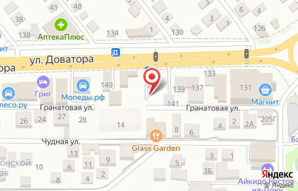Торгово-производственная компания Губский кирпич на улице Доватора на карте