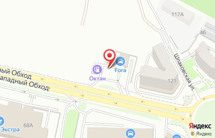 АЗС Октан на Шпаковской улице на карте