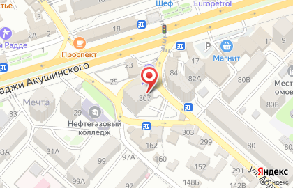 Супермаркет Финик в Советском районе на карте