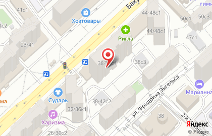 Ковры на Бакунинской на карте