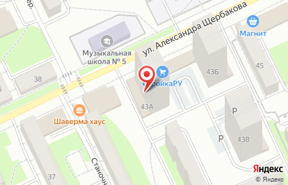 Магазин Галерея дверей в Орджоникидзевском районе на карте