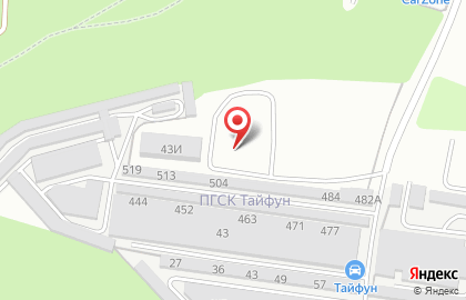 Компания Техногипс на проспекте Патриотов на карте