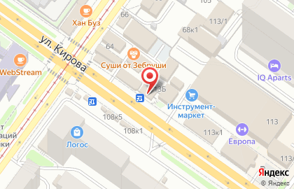 Офис продаж и обслуживания Билайн в Октябрьском районе на карте
