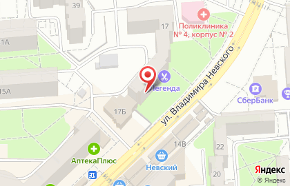 Служба экспресс-доставки Сдэк на улице Владимира Невского на карте