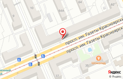 Магазин хозтоваров в Красноярске на карте