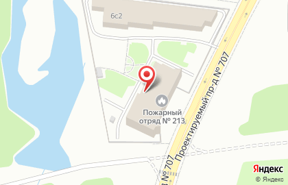 Пожарная часть №213 в Зеленограде на карте