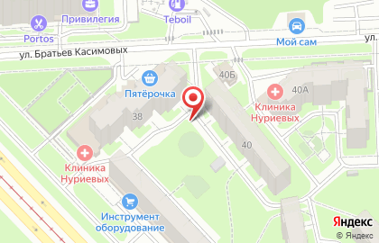 Киоск по продаже питьевой воды Ключ здоровья на улице Братьев Касимовых на карте