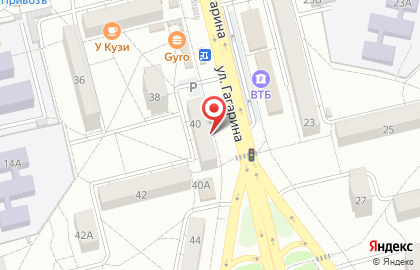 Салон красоты Грация на улице Гагарина на карте