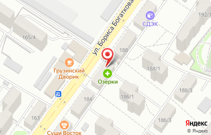 Зоосалон Красный кролик на улице Бориса Богаткова на карте