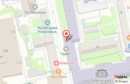 Буфет в Екатеринбурге на карте