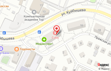 Семейная клиника Медэксперт в Ленинградском районе на карте