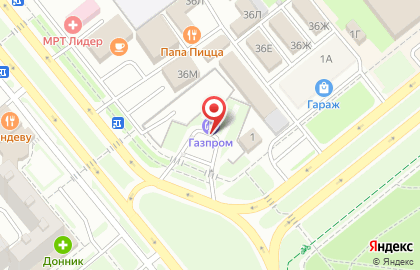 СТО Газпром на проспекте Курчатова на карте