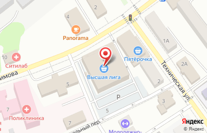 Супермаркет цифровой и бытовой техники DNS в Родниках на карте